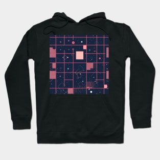 Limitless abstract dimension - Abstract Universe Seamless Pattern Hoodie